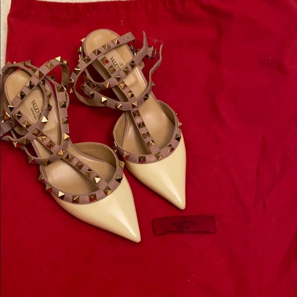 Valentino Rockstuds cream and taupe - Picture 6 of 6